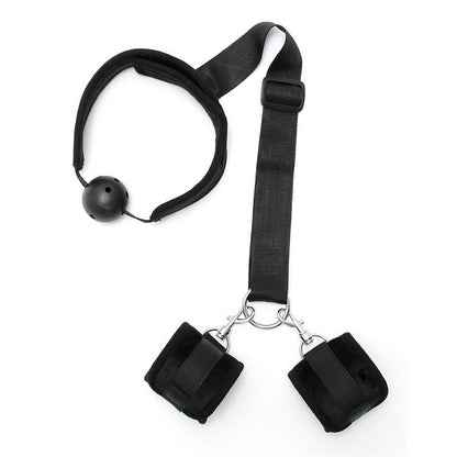 Ball Gag con Manette Nero