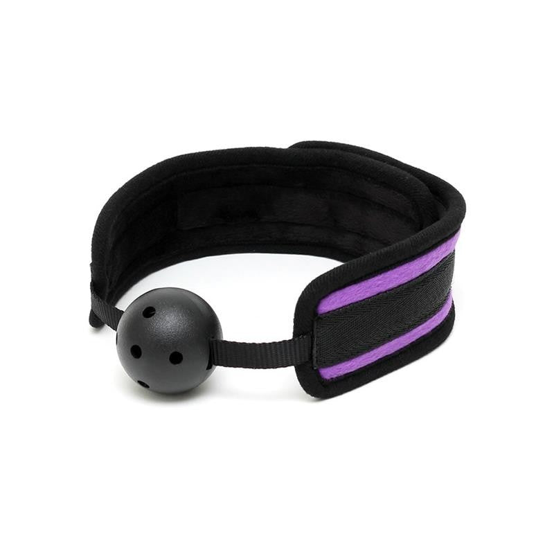 Ball Gag Sadomaso Forata Viola