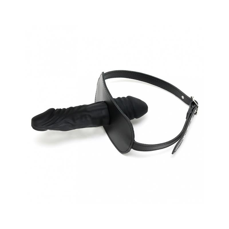 Ball Gag con Dildo Doppio Latex