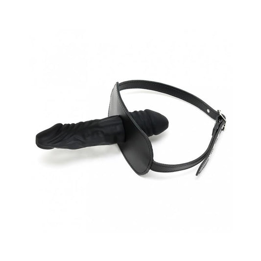 Ball Gag con Dildo Doppio Latex