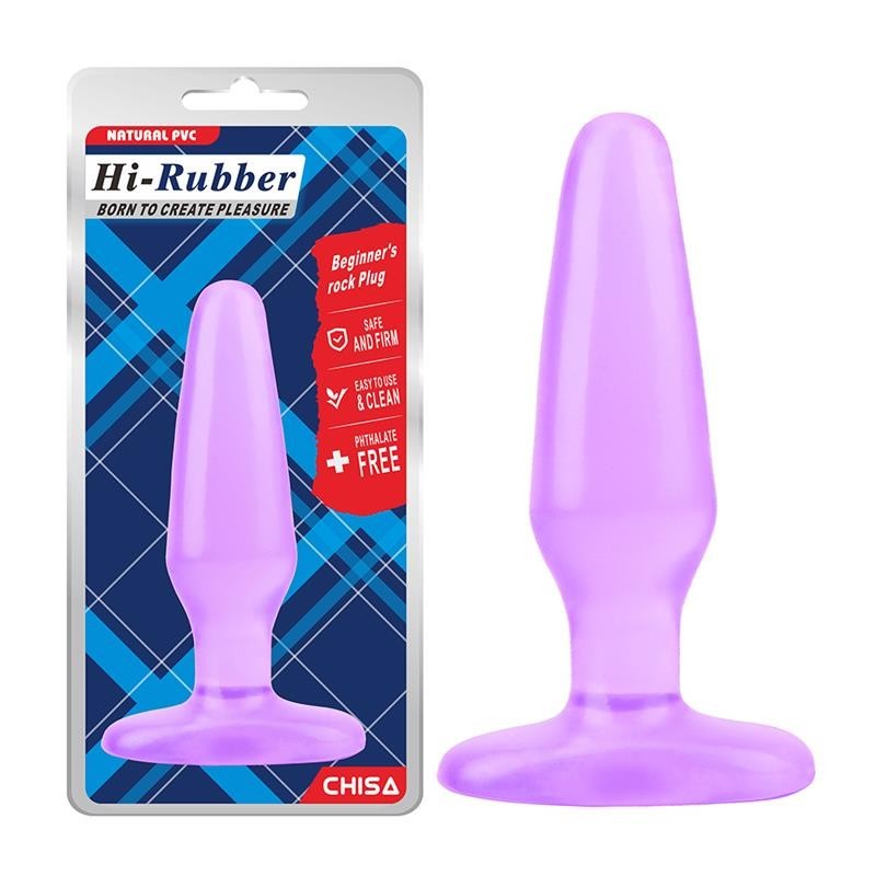 Plug Anale Beginners Rock Viola 13 cm