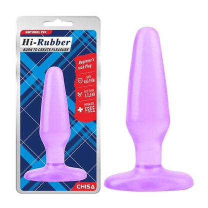 Plug Anale Beginners Rock Viola 13 cm