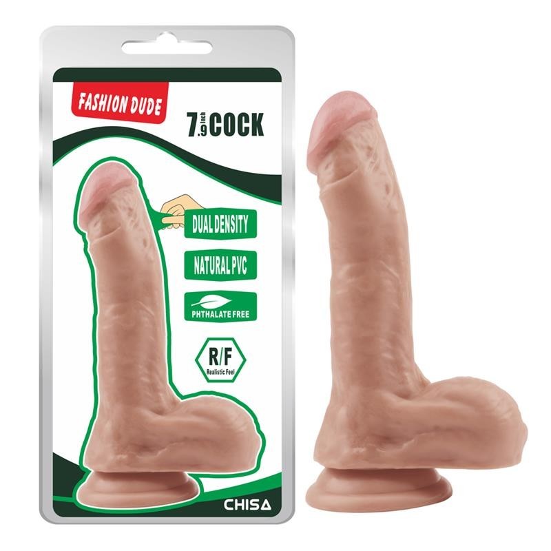 Dildo Dual Density 20 cm Dude