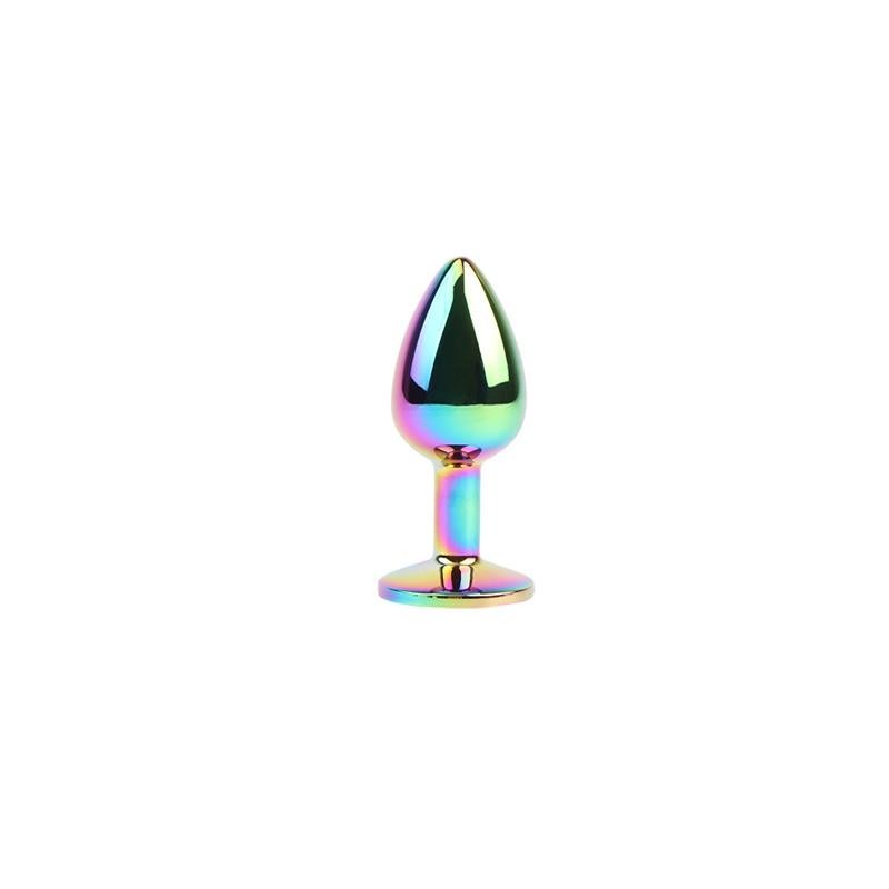 Gioiello Anale Acciao Multicolor 7 cm