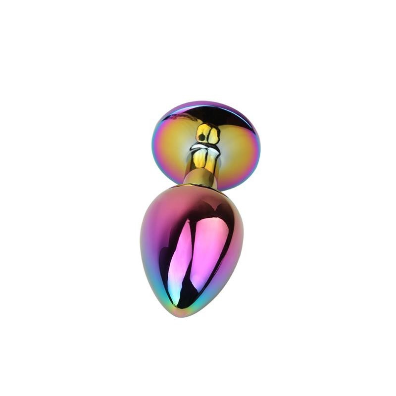 Gioiello Anale Acciao Multicolor 7 cm