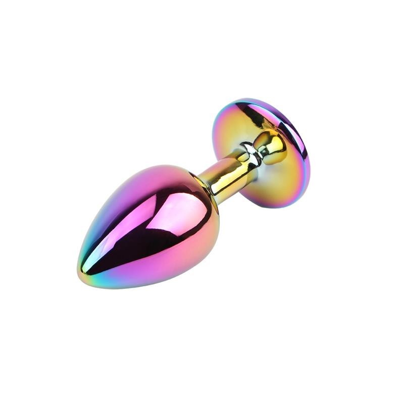 Gioiello Anale Acciao Multicolor 7 cm