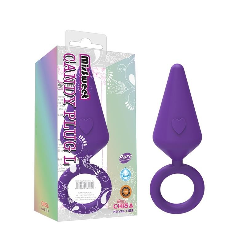 Plug Anale 13 cm Candy Viola L