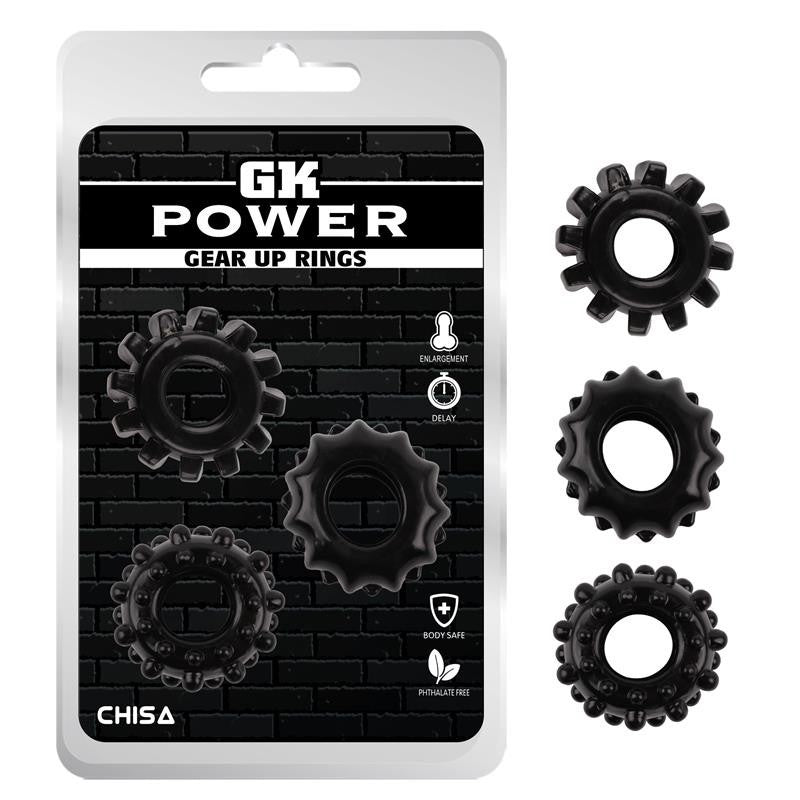 Kit 3 Cock Ring Gk Power