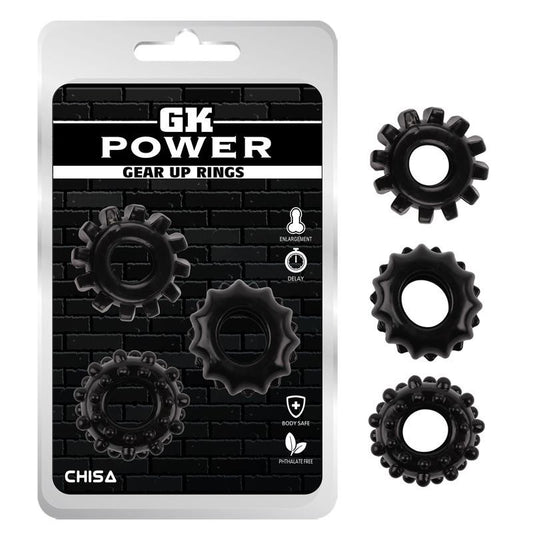 Kit 3 Cock Ring Gk Power