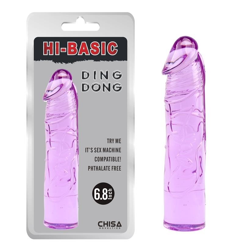 Dildo Trasparente 17 cm Jelly Dong