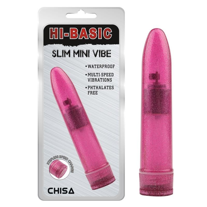 Mini Vibratore Slim Rosa