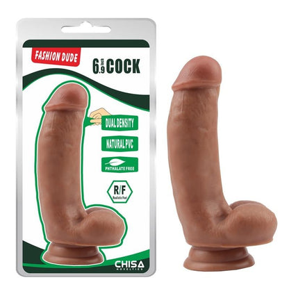Dildo Mulatto 17 cm Tan Dual Density