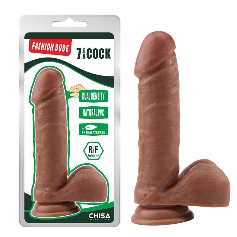 Dildo Mulatto 20 cm Tan