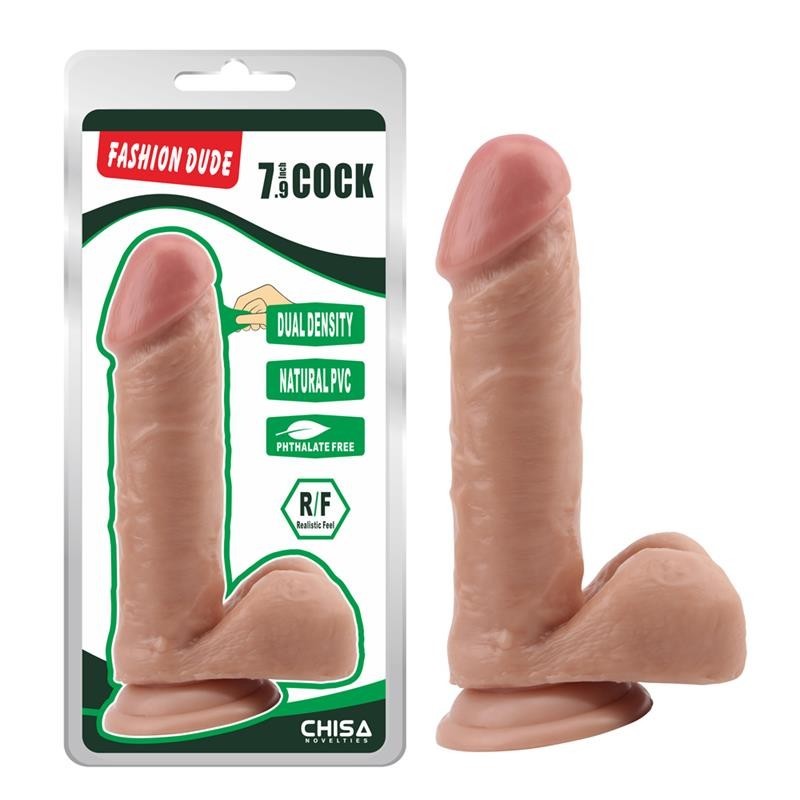 Dildo Dual Density 20 cm Fashion Dude