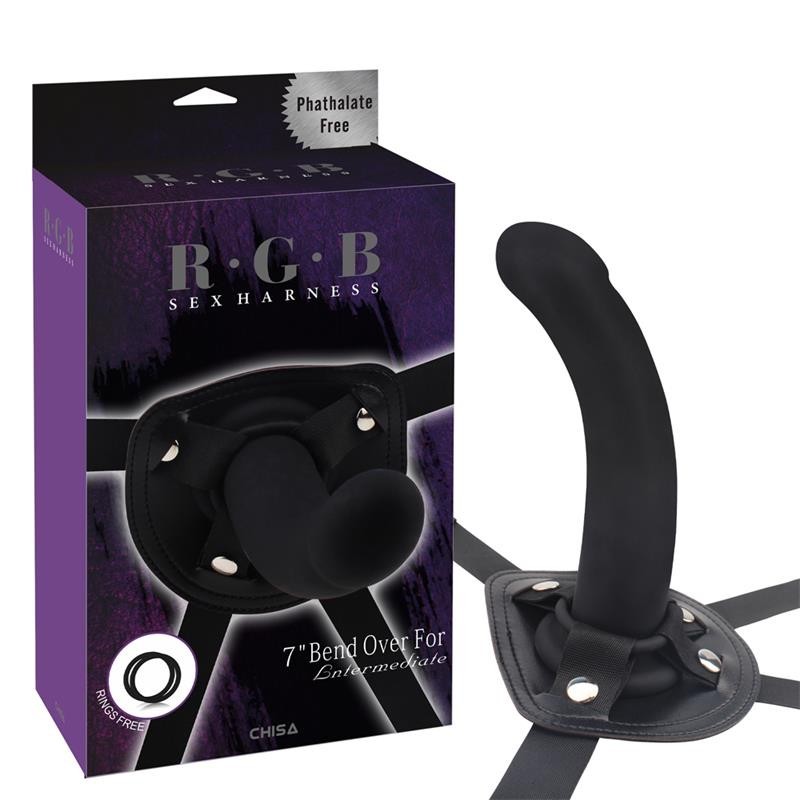 Harness Con Dildo Silicone 17 cm Intermedio