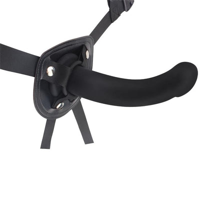 Harness Con Dildo Silicone 17 cm Intermedio