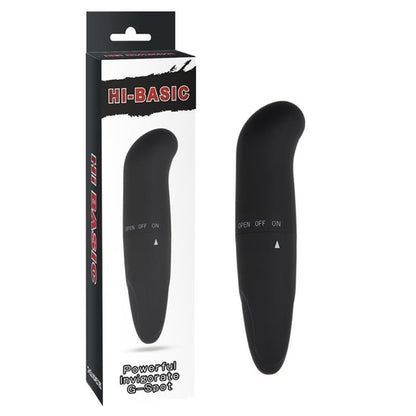 Vibratore Punto G 12 cm Invigorate Nero