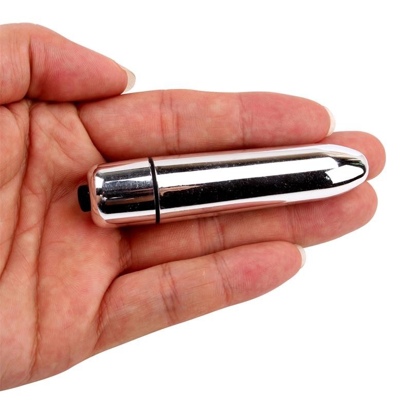Mini Vibratore 5 cm Bullet Silver
