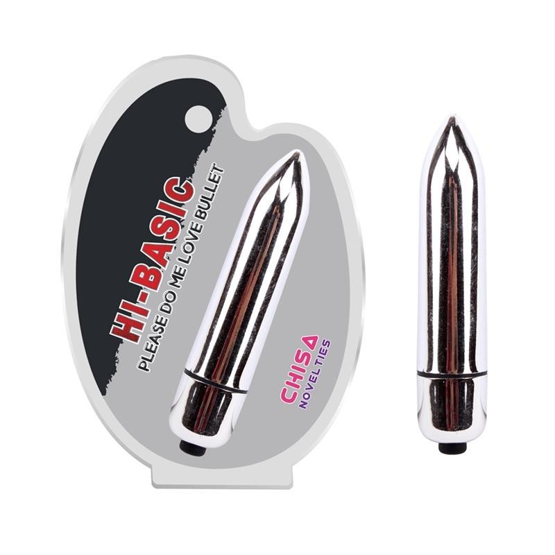 Mini Vibratore 5 cm Bullet Silver