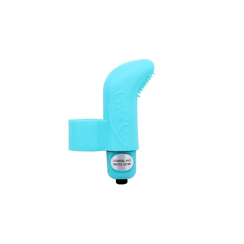 Vibratore Da Dito 7 cm Blu