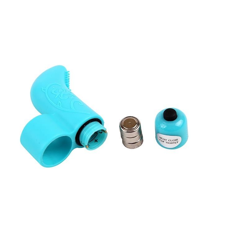 Vibratore Da Dito 7 cm Blu
