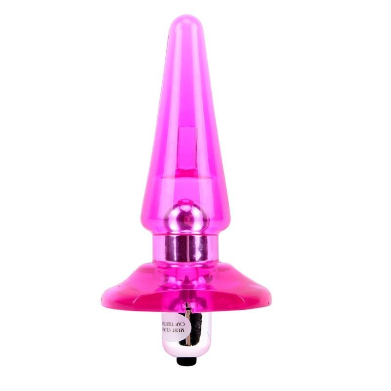 Plug Anale Vibrante 12 cm Rosa