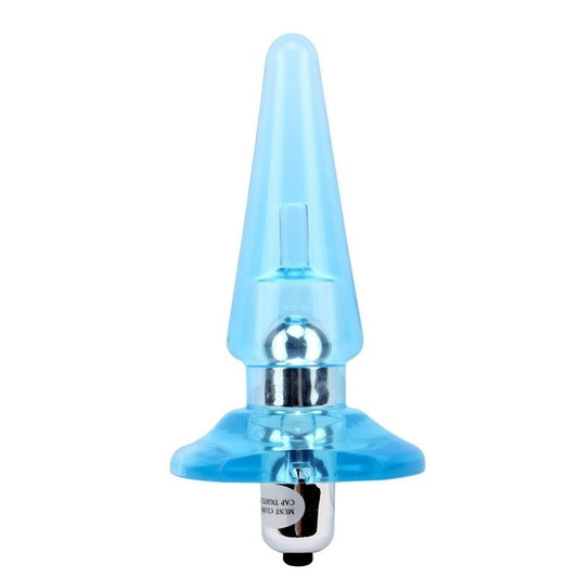 Plug Anale Vibrante 12 cm Azzurro