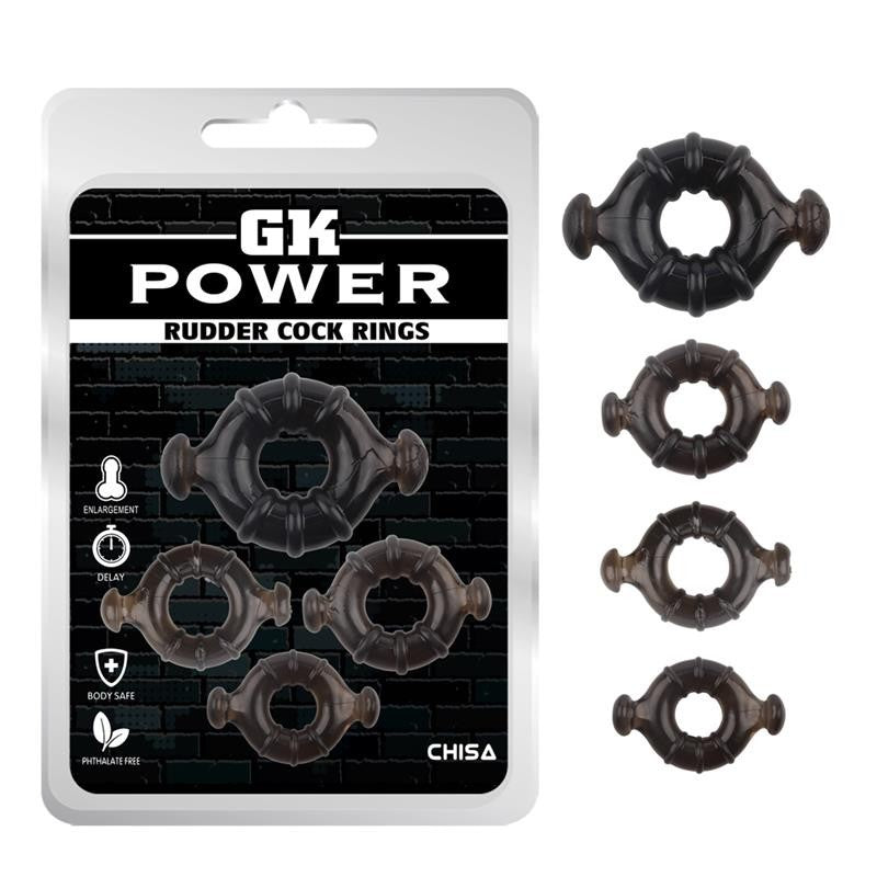 Kit 4 Anelli Fallici Elasticizzati