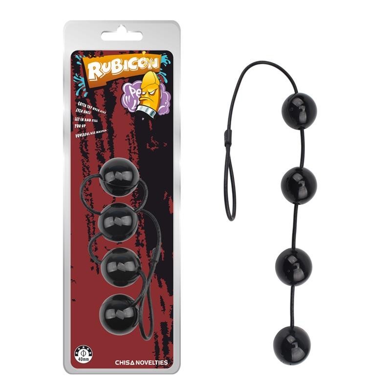 Palline Anali 4 cm Black