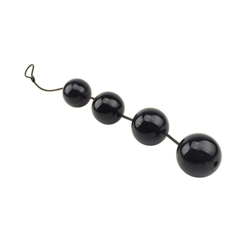 Palline Anali Maxi 6 cm Black