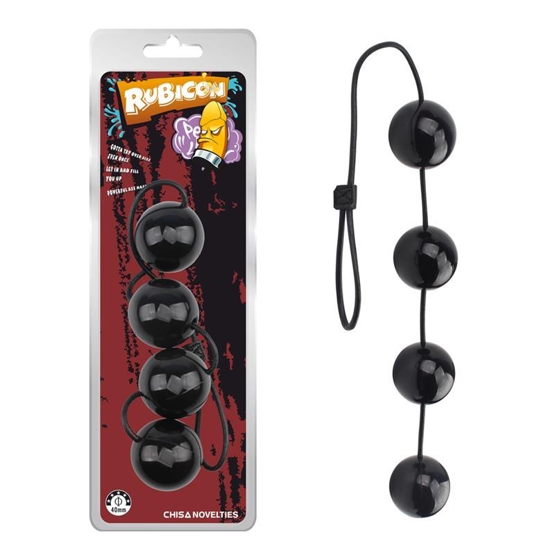Palline Anali 5 cm Black
