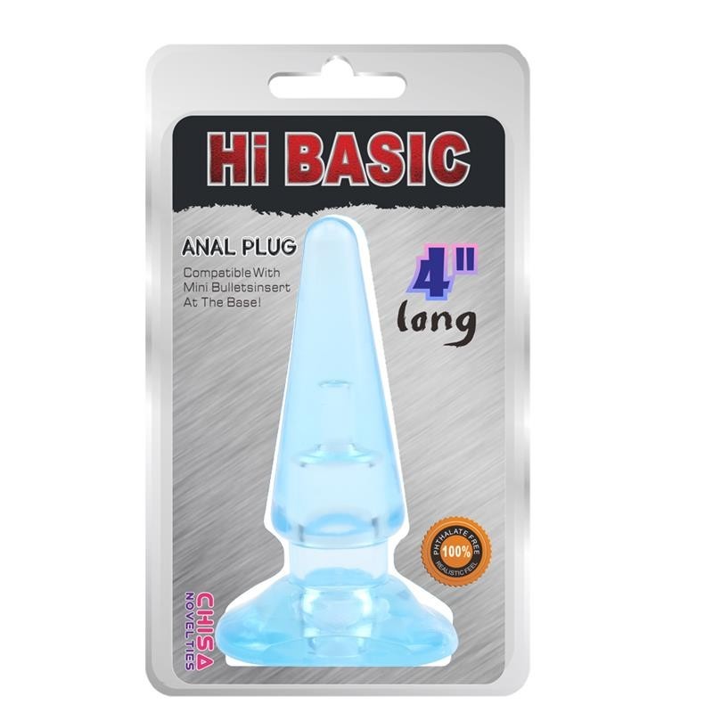 Plug Anale 10 cm Azzurro