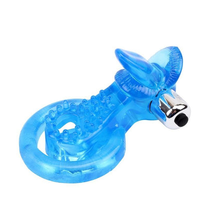 Anello Vibrante Doppio Tongue Blu