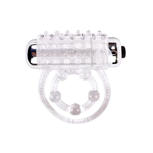 Anello Vibrante Doppio Ring Clear