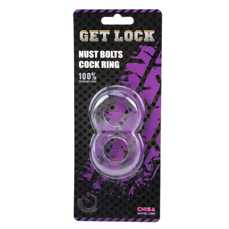 Cock Ring Doppio Trasparente