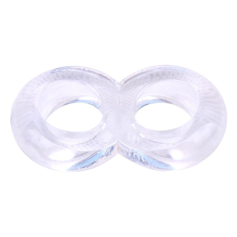 Cock Ring Doppio Trasparente