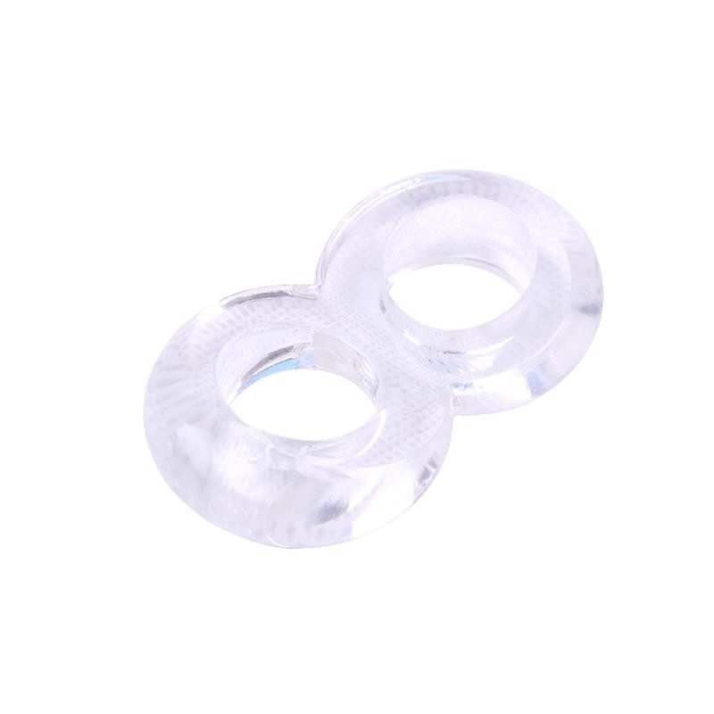 Cock Ring Doppio Trasparente