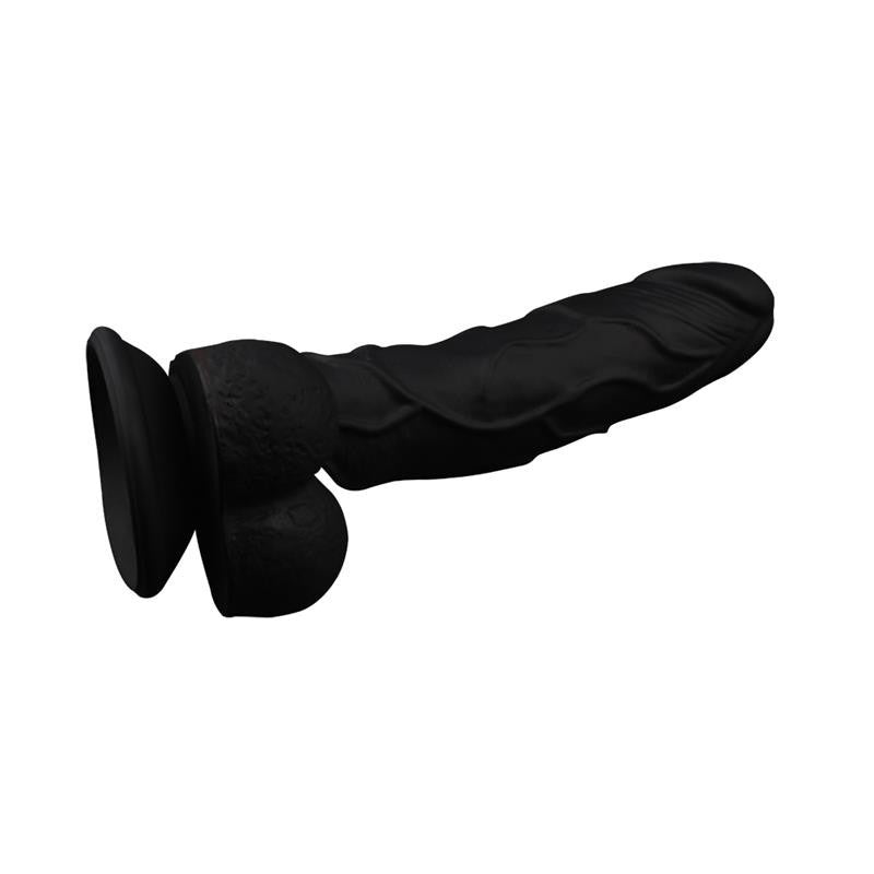 Dildo Nero 20 cm Silicone Liquido Labour