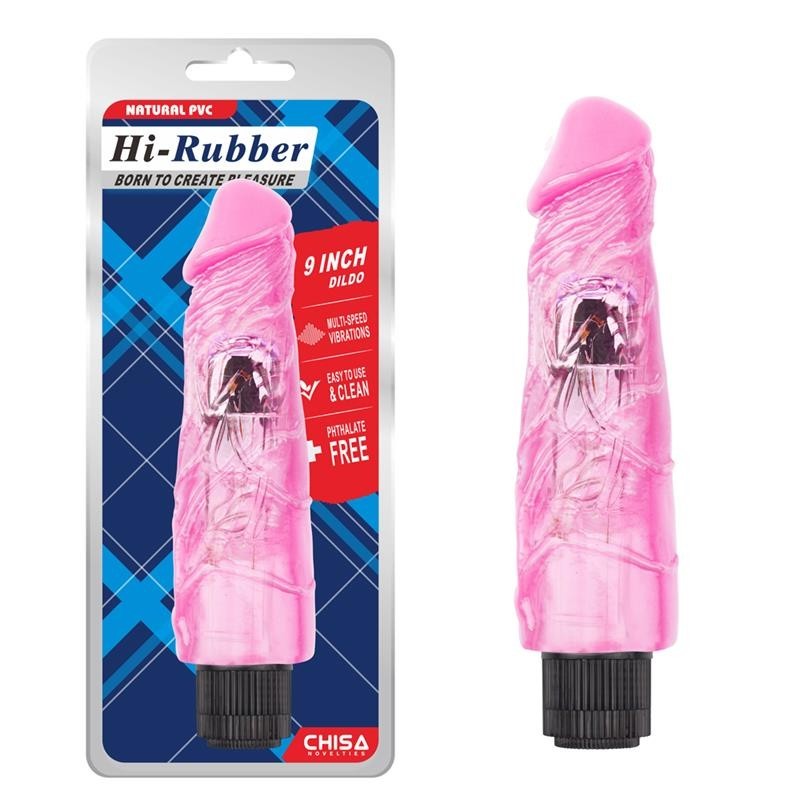 Vibratore Jelly 23 cm Rosa