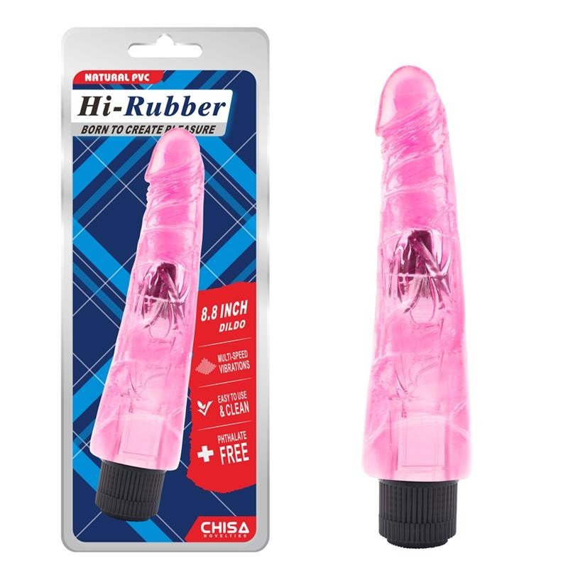 Vibratore in Jelly 23 cm Rosa