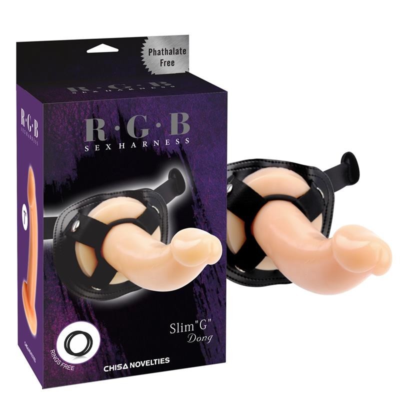 Strap On Con Dildo 19 cm Slim