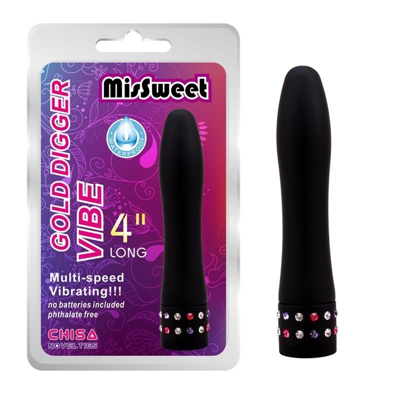 Piccolo Vibratore 10 cm Digger Nero