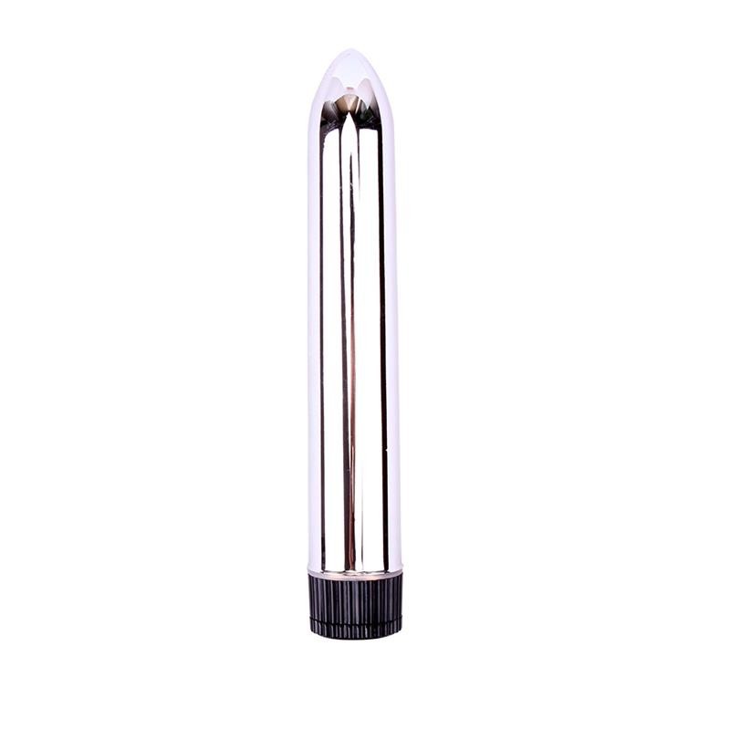 Vibratore Liscio 17 cm Argento