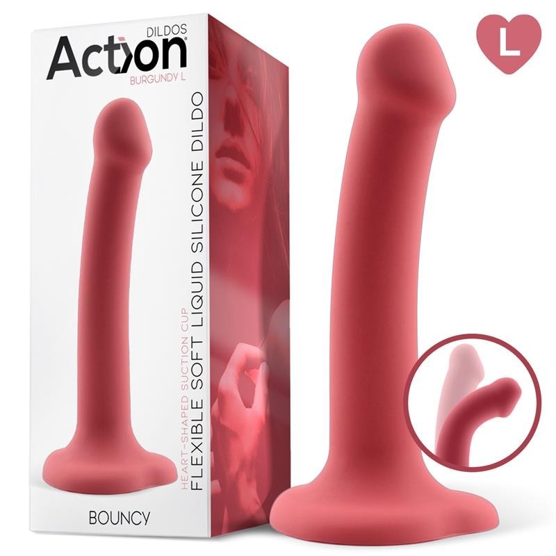 Dildo per Strapon Flessibile L 19 cm