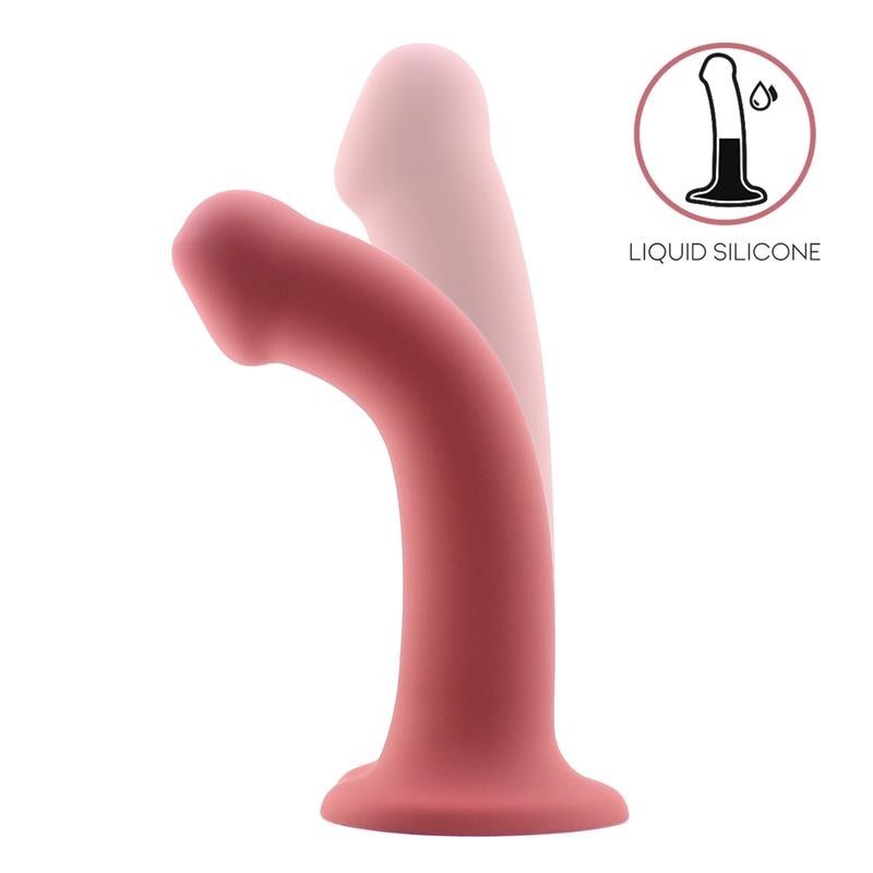 Dildo per Strapon Flessibile L 19 cm