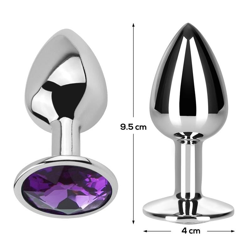 Gioiello Anale Viola L 9 cm