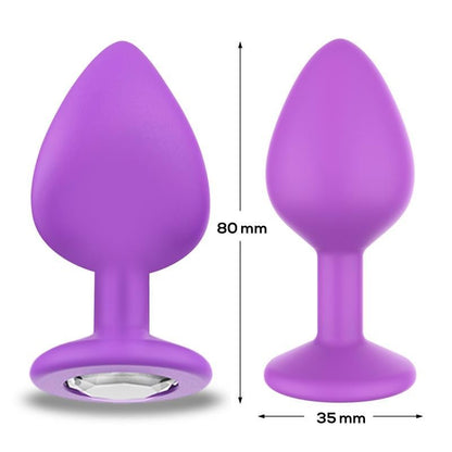 Gioiello Anale M 8 cm Violet