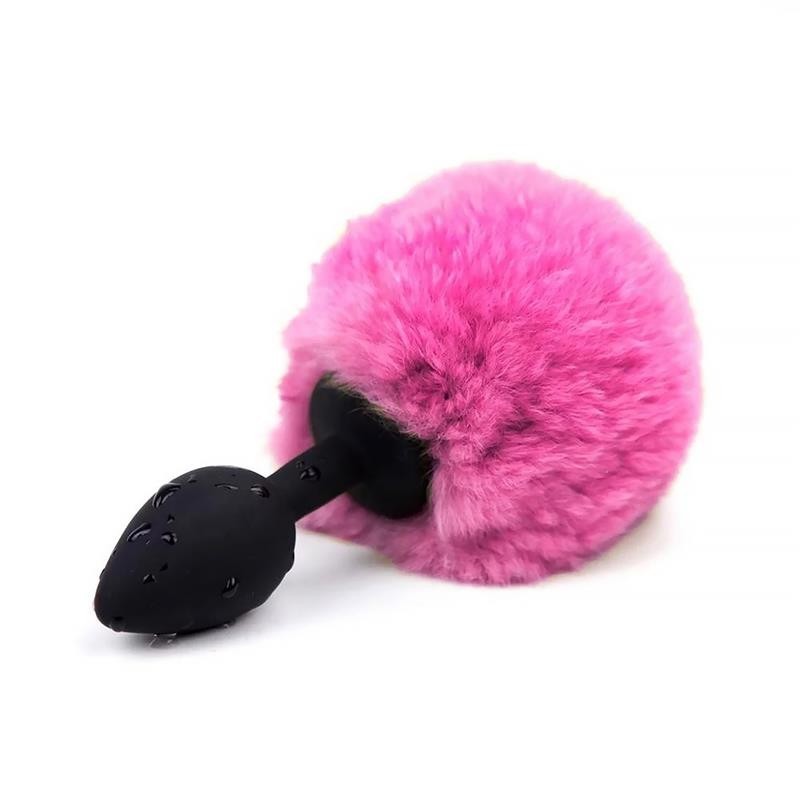 Coda Anale Coniglio Rosa S 7 cm PomPon