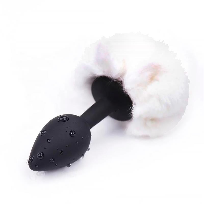 Coda Anale Coniglio Bianca S 7 cm PomPon