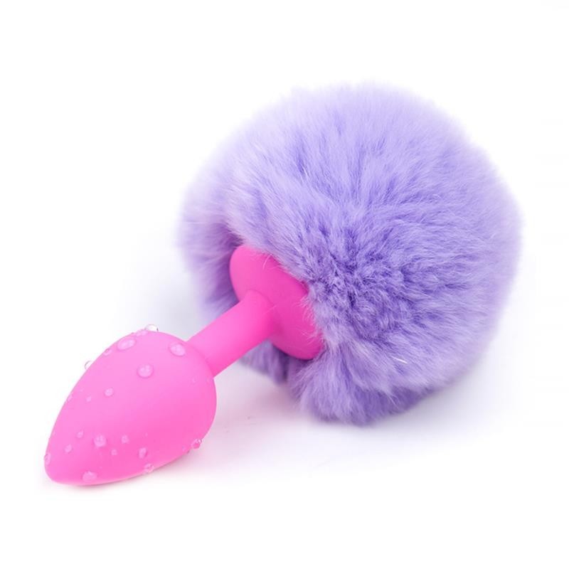Coda Anale Coniglio Viola S 7 cm PomPon